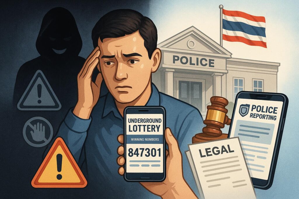 โดนโกงจากการเล่นหวยใต้ดิน สามารถแจ้งความได้ไหม?
